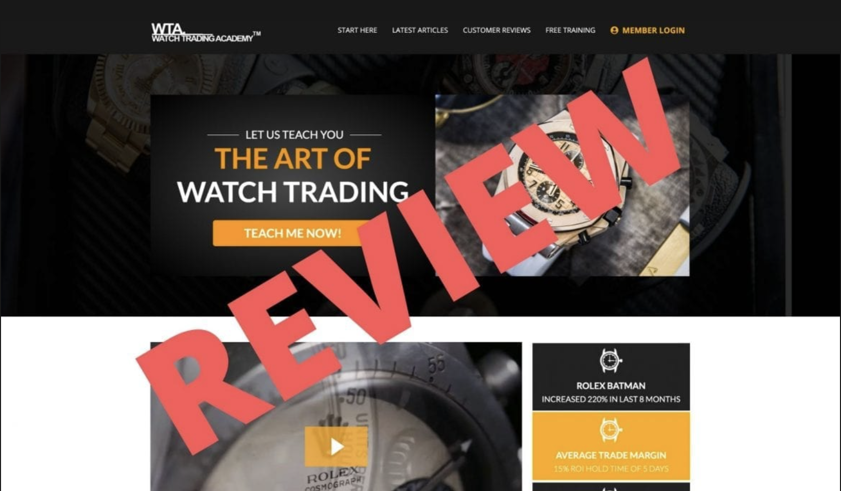 Watch Trading Academy Review How to make money selling watches (Is It Legit? Yes!) Value